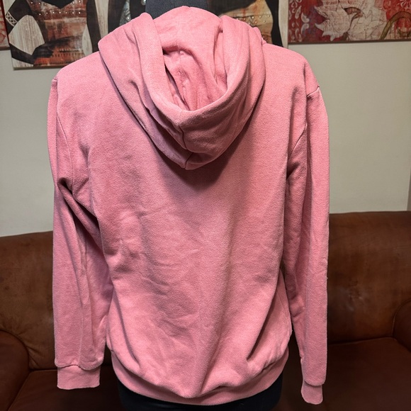 SET OFF TWO DOUBLEJU WOMEN’S HOODED SWEATSHIRT SIZE L COLOR BLUE AND PINK - Picture 7 of 16